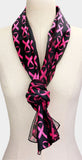 Lightweight Pink Ribbon Breast Cancer Awareness Fashion Scarf, 60